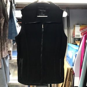 Fleece zip vest
